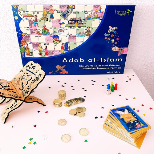 Adab al Islam, Brettspiel für Kinder und Erwachsene über das islamische Benehmen